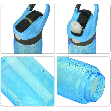 Spill/Leak-Proof BPA-Free 14oz 400ml mountop Kids Water Bottle with Straw and Handle for Girls & Boys 